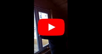 как ставить створку окон